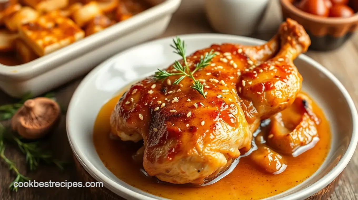 4-Ingredient Brown Sugar Garlic Chicken