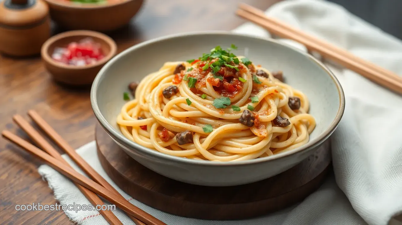 5-Minute Miso Butter Noodles Delight