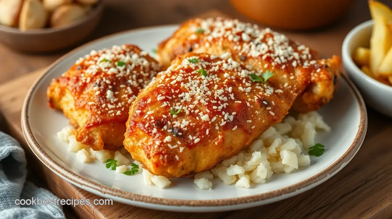 Air Fryer Parmesan Crusted Chicken