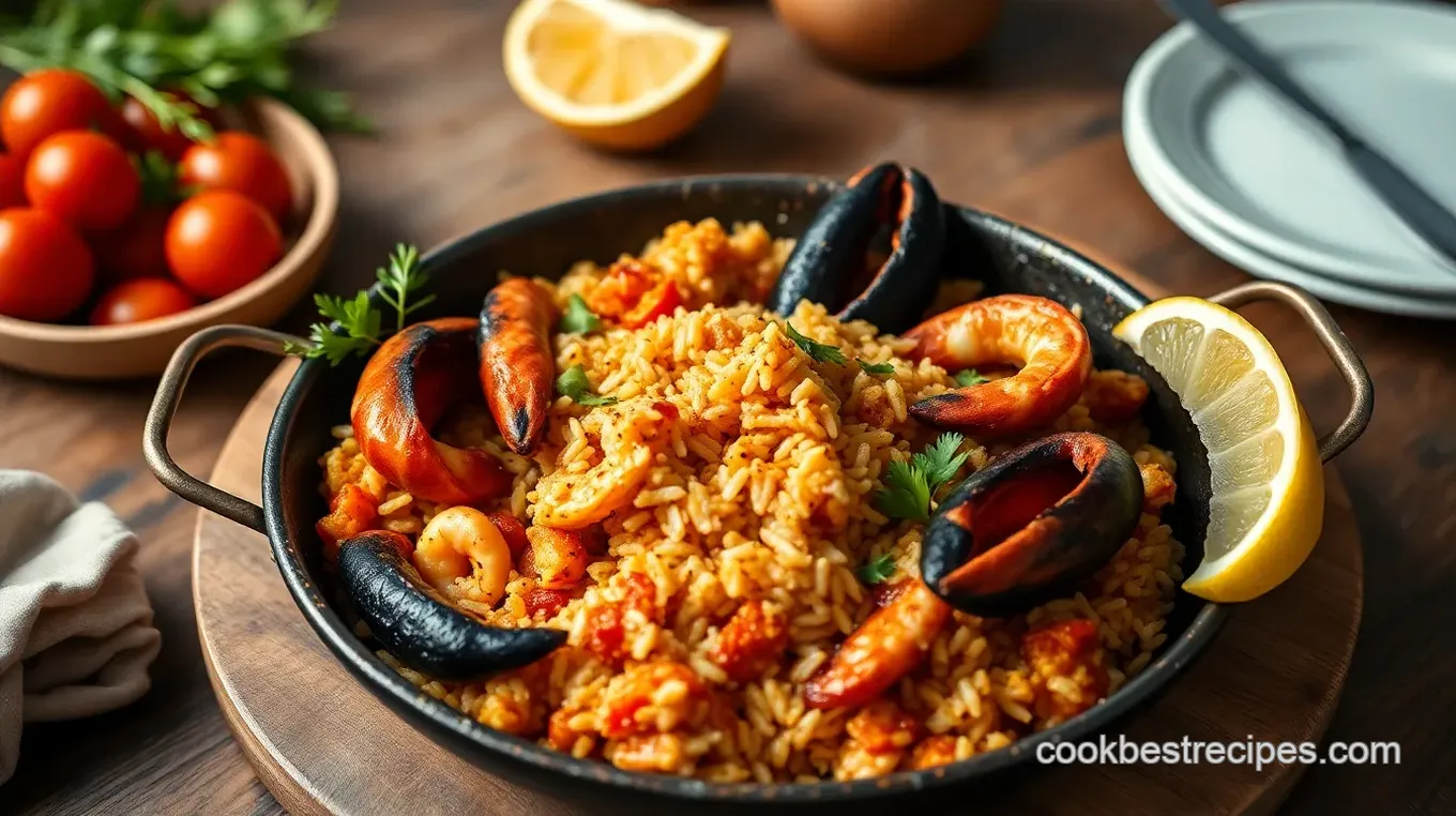 Authentic Spanish Paella Delight