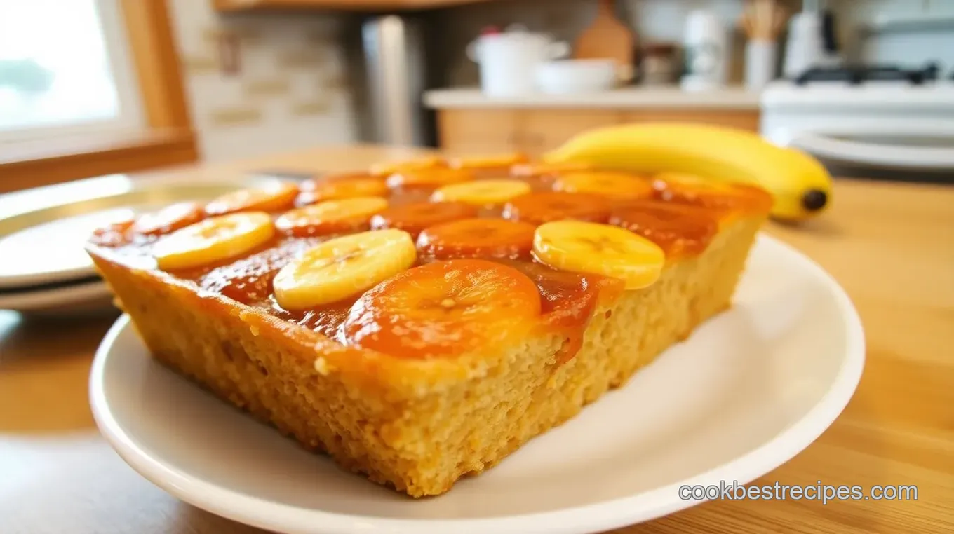 Banana Upside Down Cake