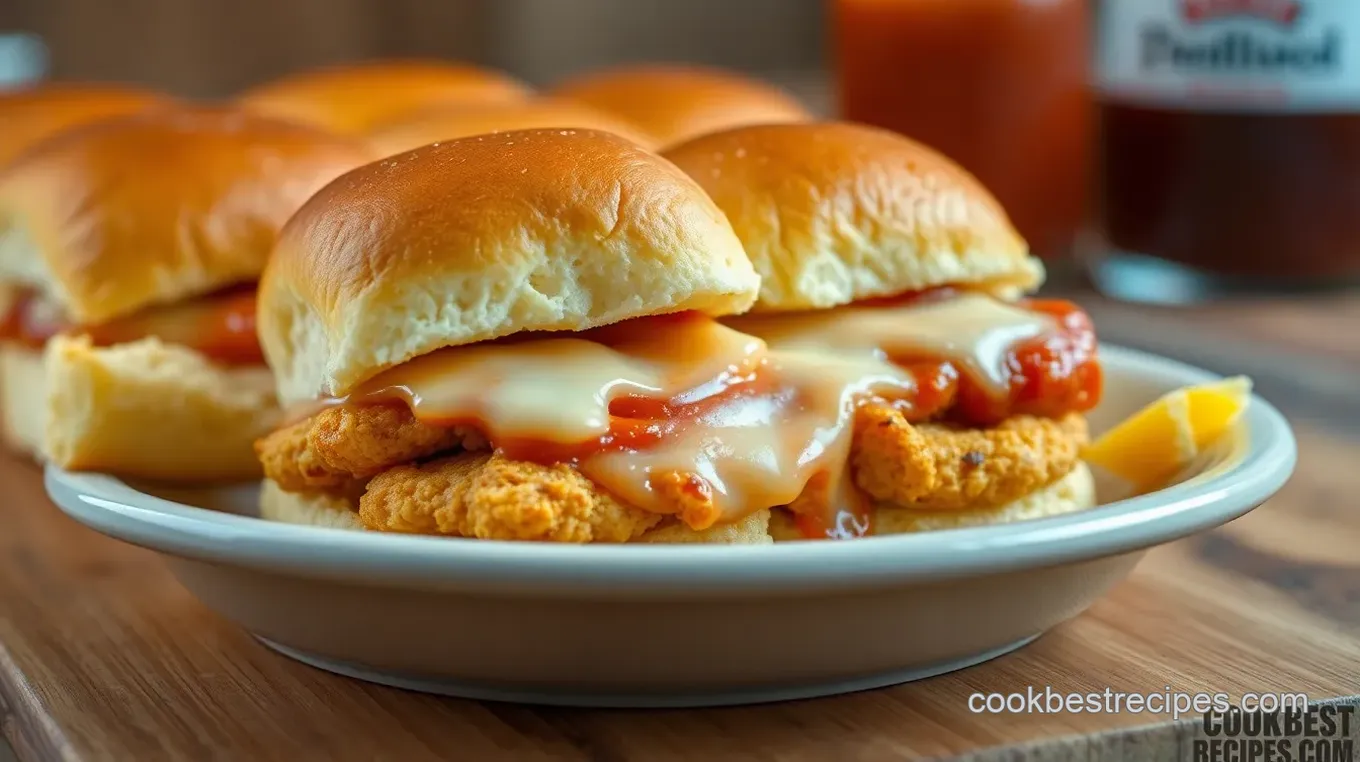 Delicious Chicken Parmesan Slider Bake