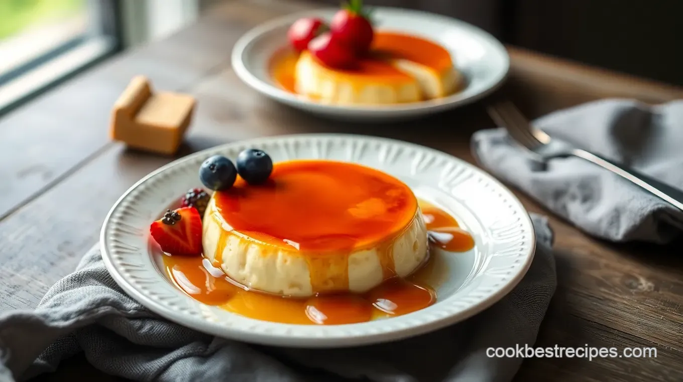 Homemade Cream Cheese Flan Recipe