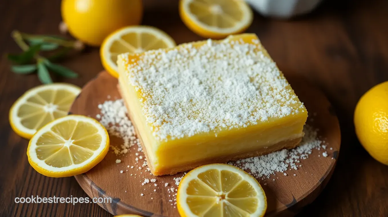 Easy Lemon Bars Recipe