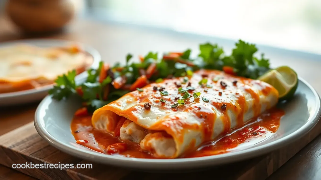 Delicious White Chicken Enchiladas