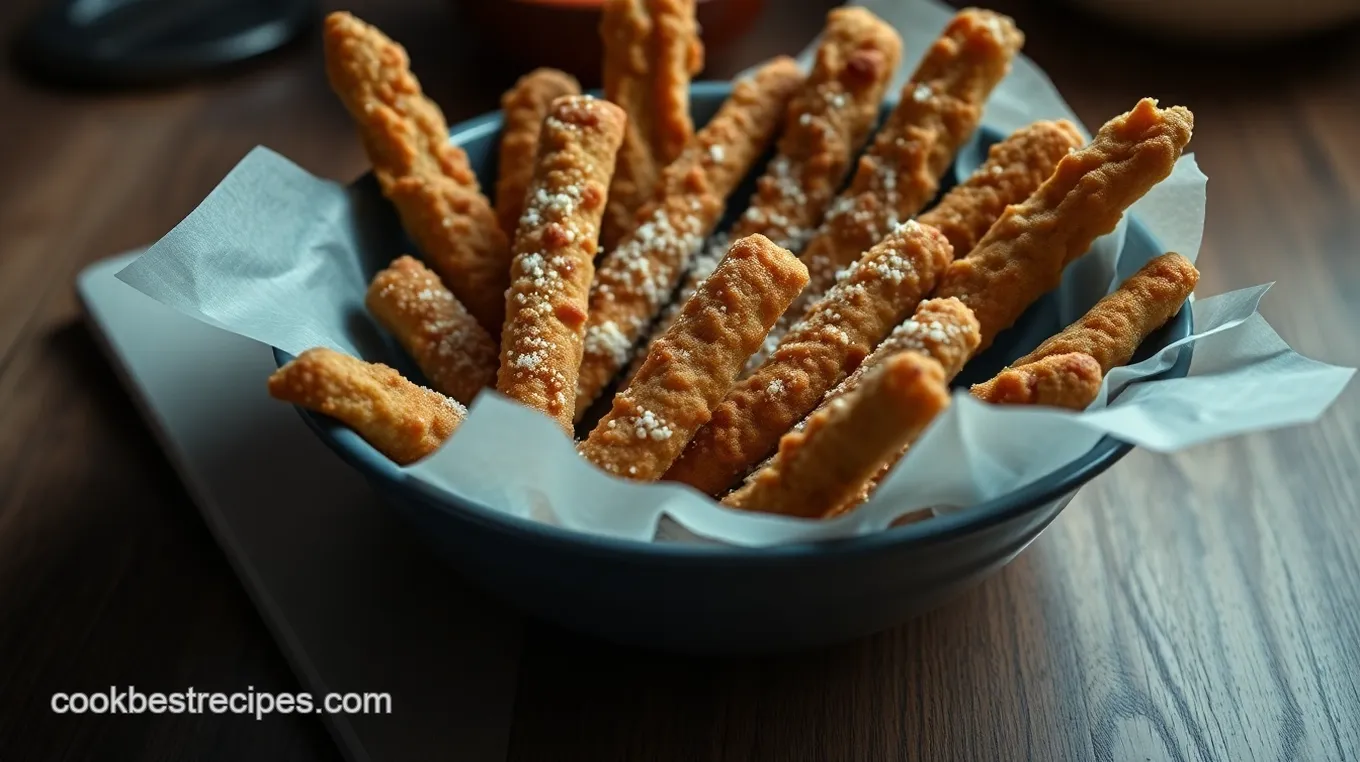 Crispy Cookie Fries with Dipping Sauces