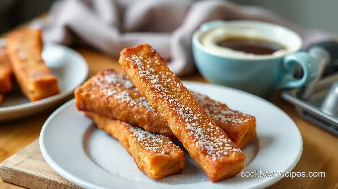 Crispy Homemade French Toast Sticks