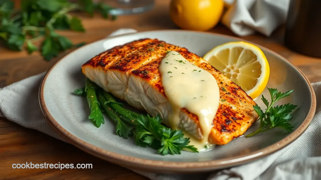 Delicious Lemon Cream Salmon Fillets