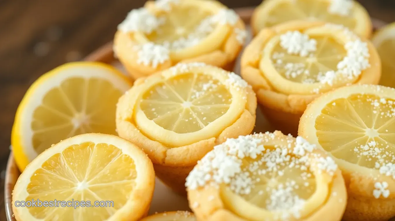 Lemon Cup Cookies Recipe