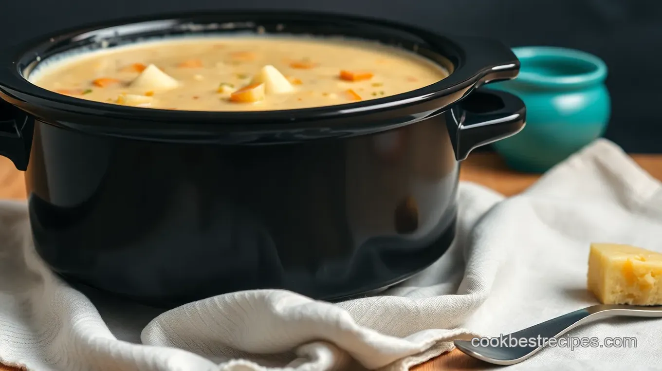 Delicious Crockpot Potato Soup