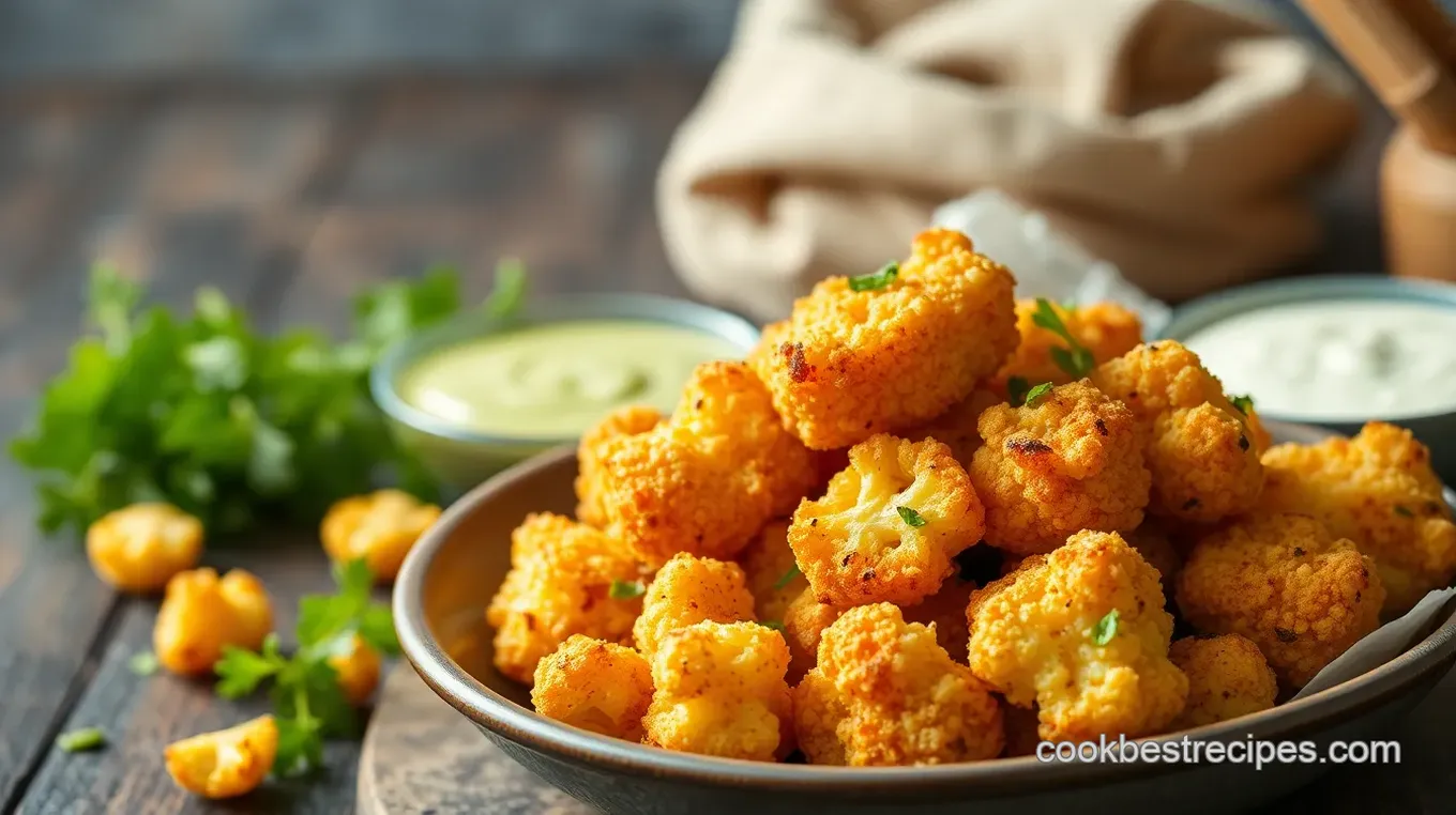 Deliciously Healthy Cauliflower Fritters