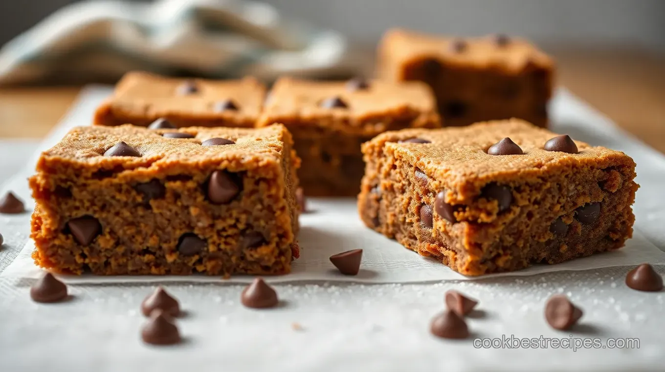 Gingerbread Chocolate Chip Cookie Bars