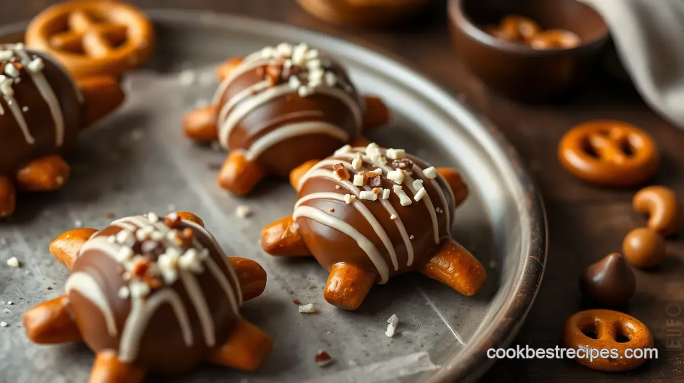 Irresistible Rolo Pretzel Turtles