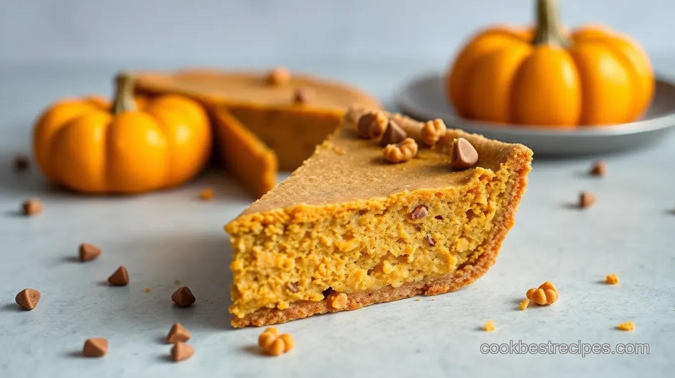 No Bake Pumpkin Cookie Pie: A Creamy Autumn Delight