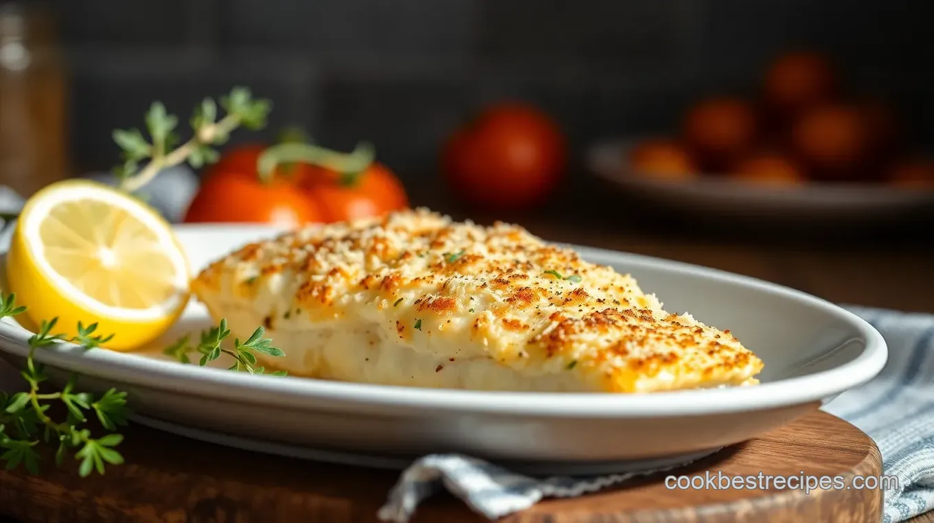 Oven-Baked Tilapia with Parmesan Crust