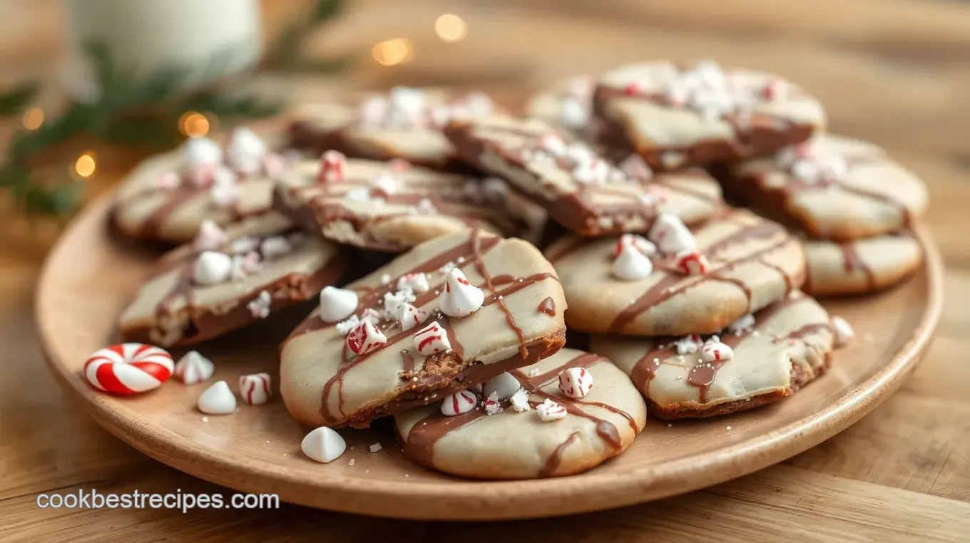 Peppermint Bark Cookies