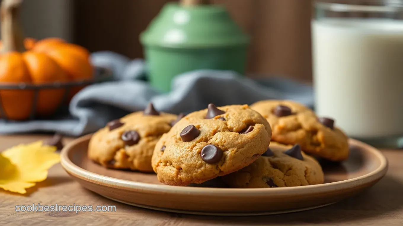 Pumpkin Chocolate Chip Cookies