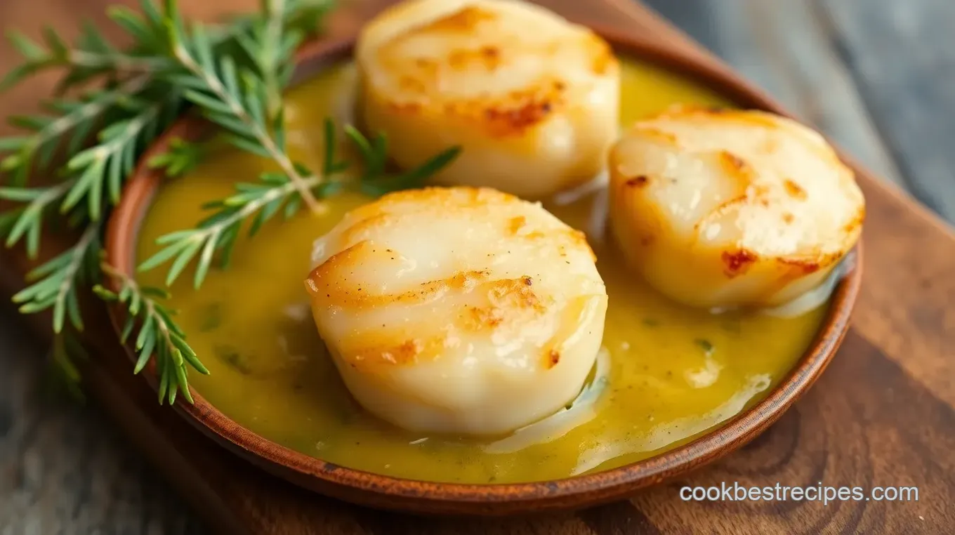 Lemon Garlic Butter Scallops