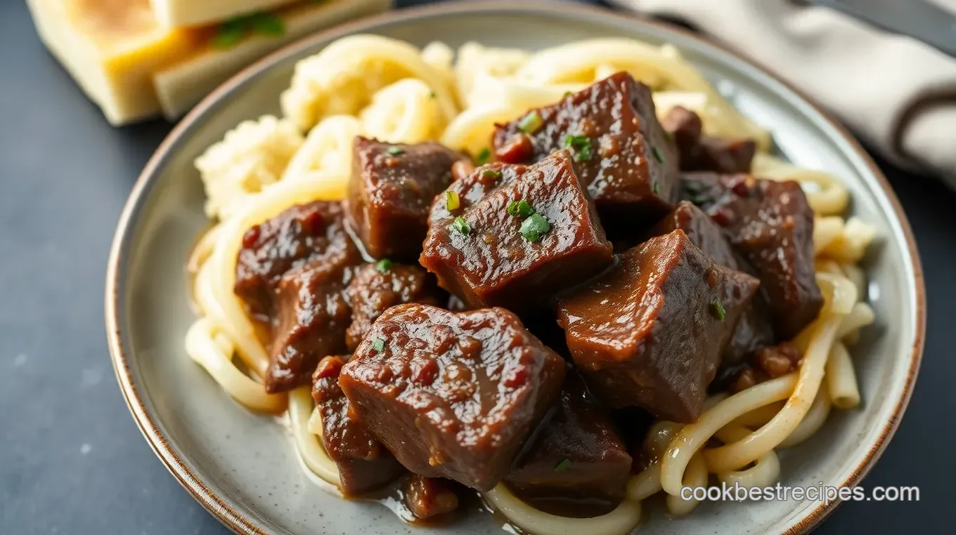 Slow-Cooked Beef Cube Steak