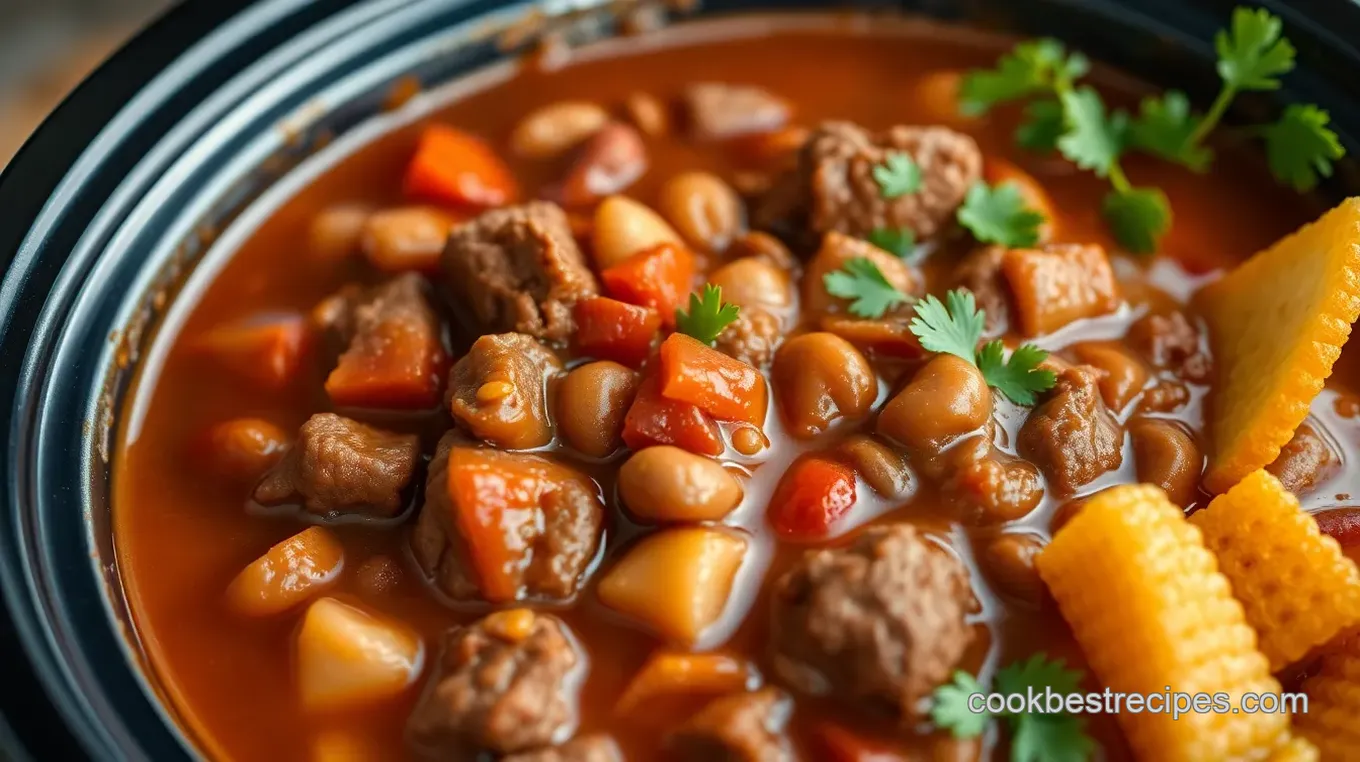 Cowboy Soup in a Slow Cooker