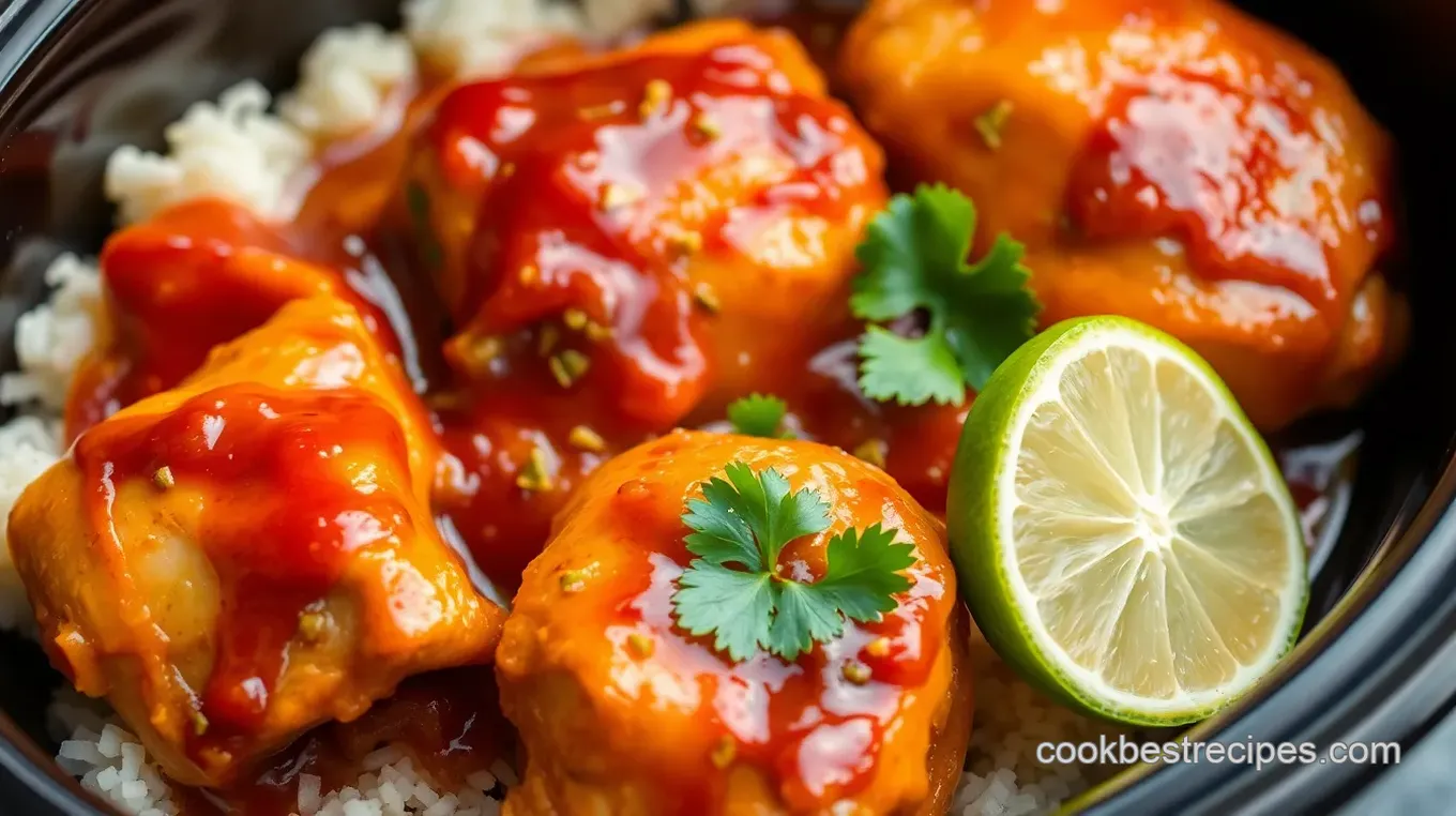 Zesty Slow Cooker Chicken Barbecue