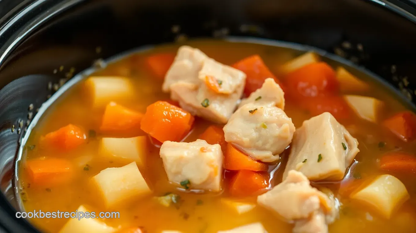 Slow Cooker Chicken Parmesan Soup