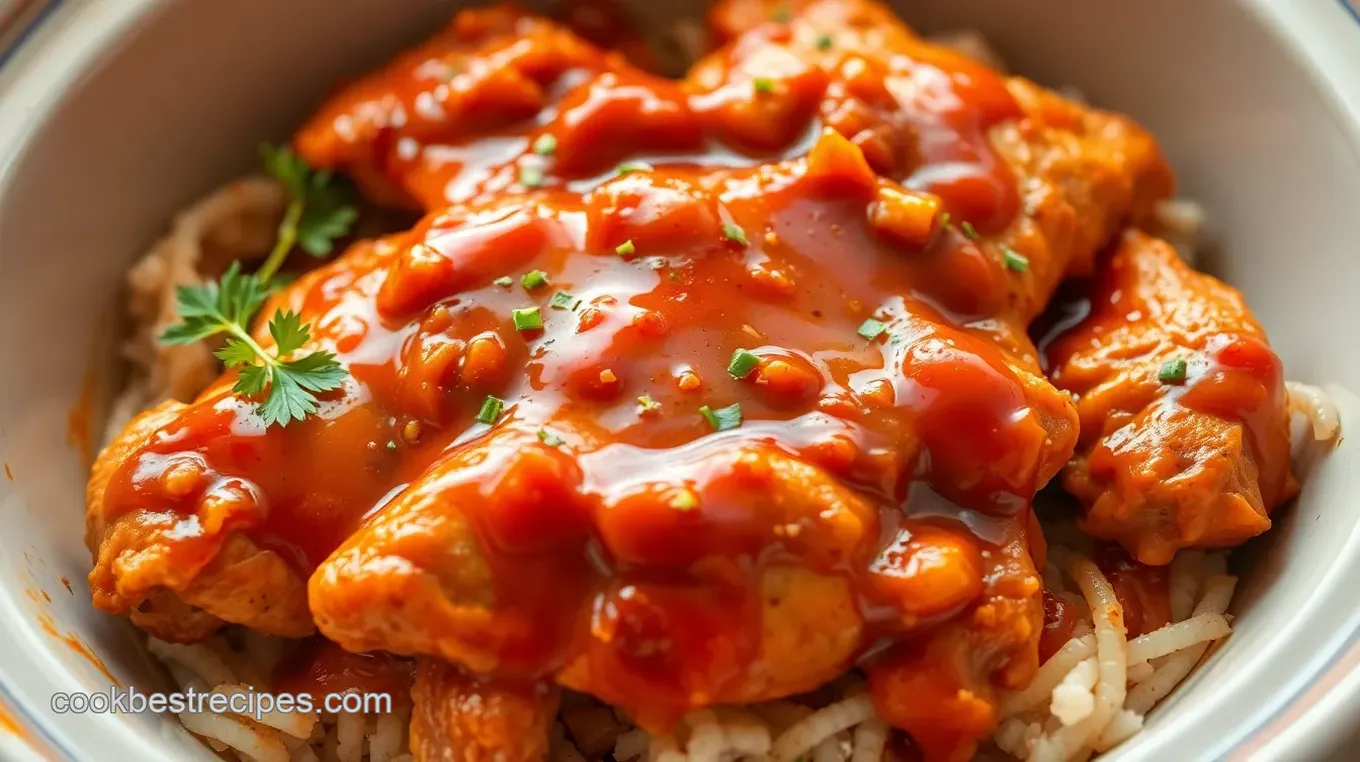 Slow Cooker Zesty BBQ Chicken