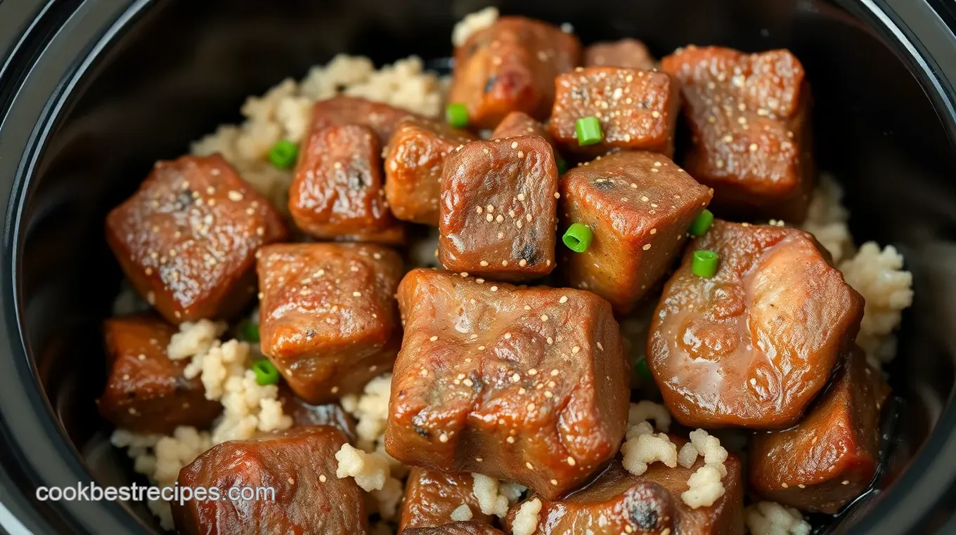 Slow Cooker Cube Steak with Mushroom Gravy