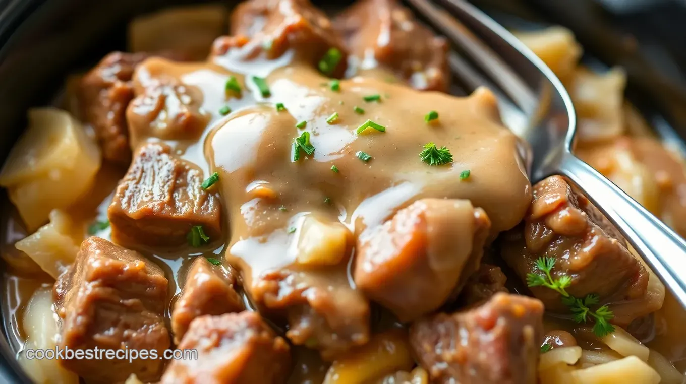 Slow Cooker Cube Steak with Flavorful Gravy