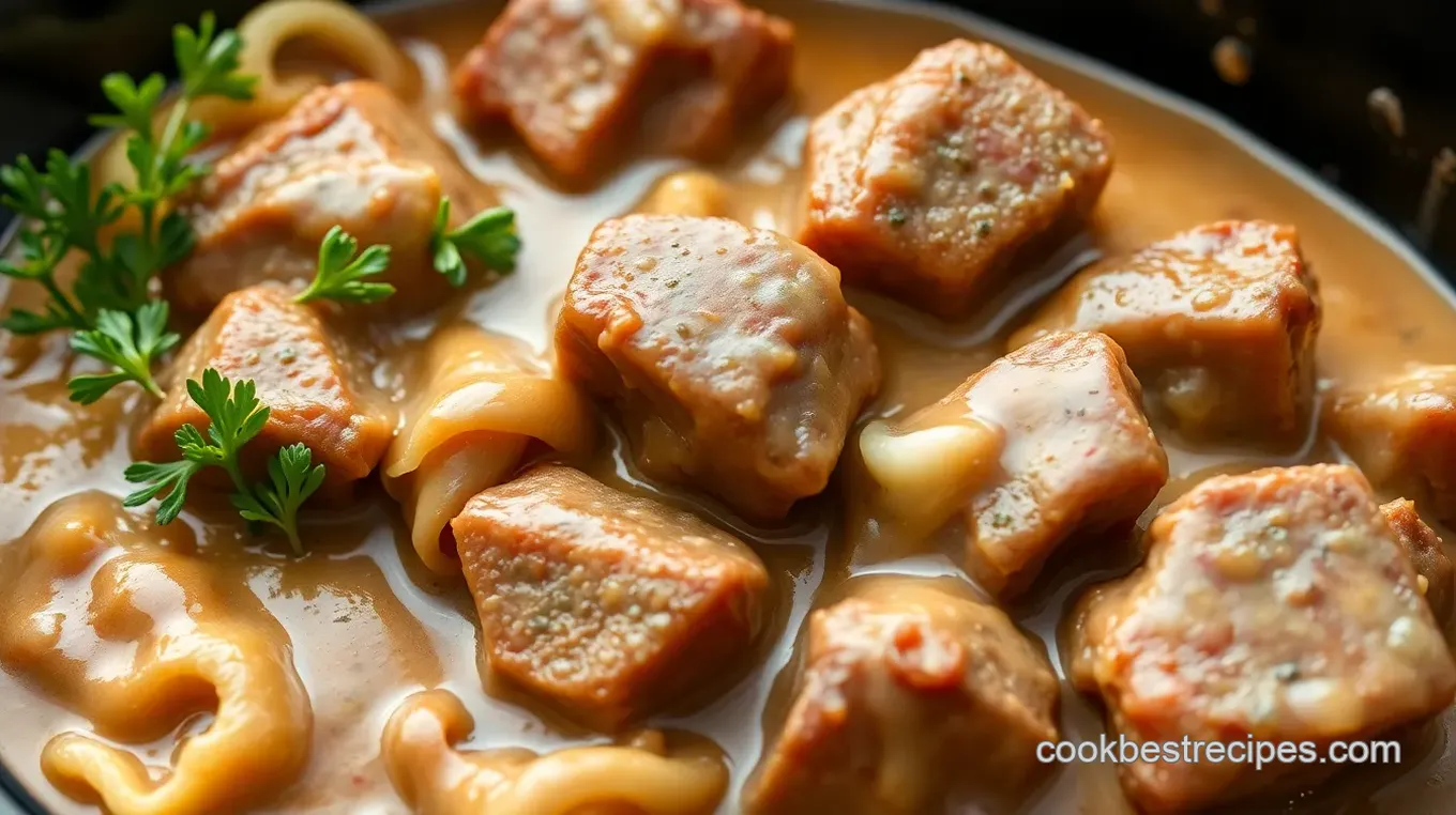 Slow Cooker Cube Steak with Savory Gravy