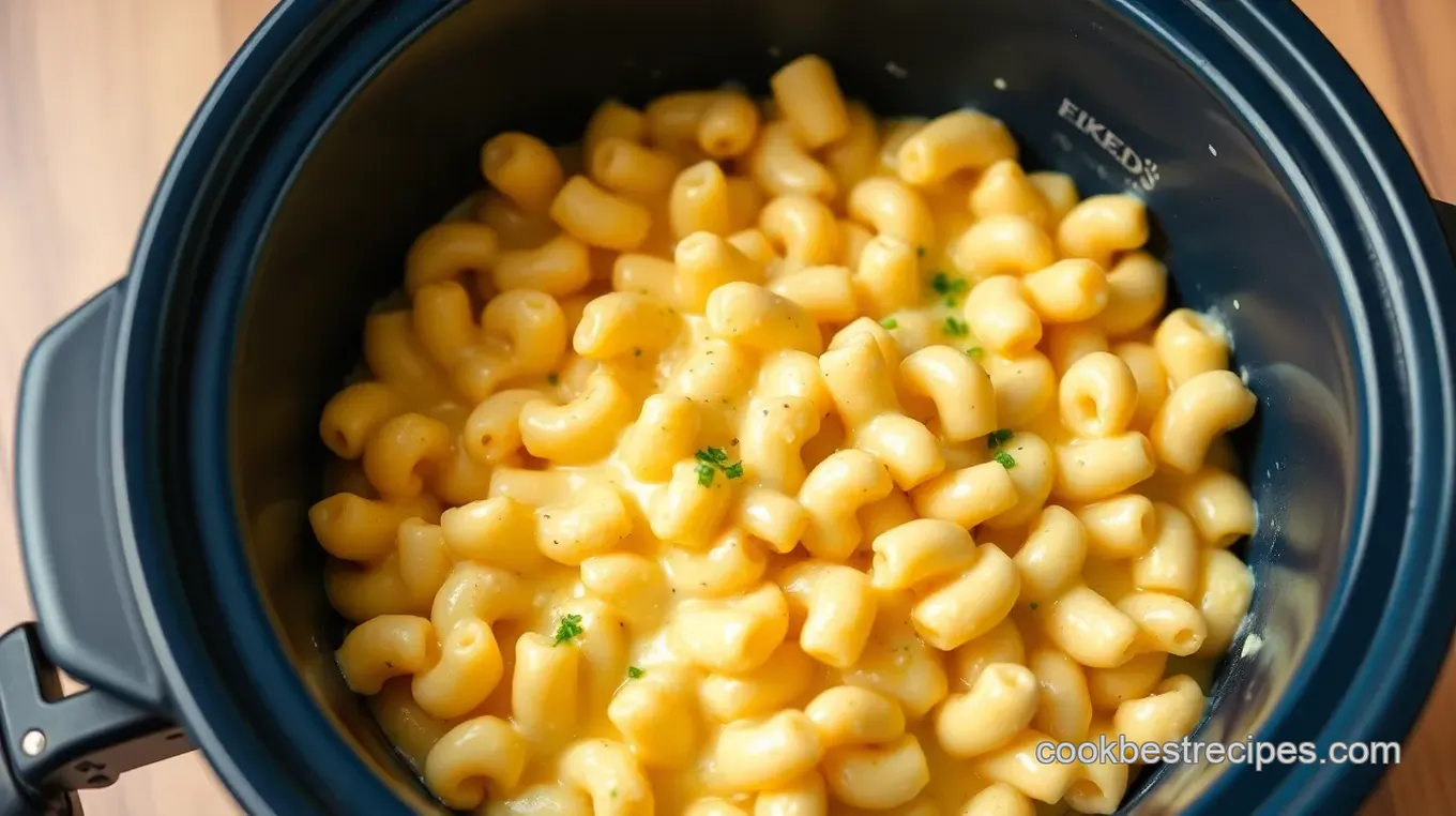 Slow Cooker Macaroni and Cheese