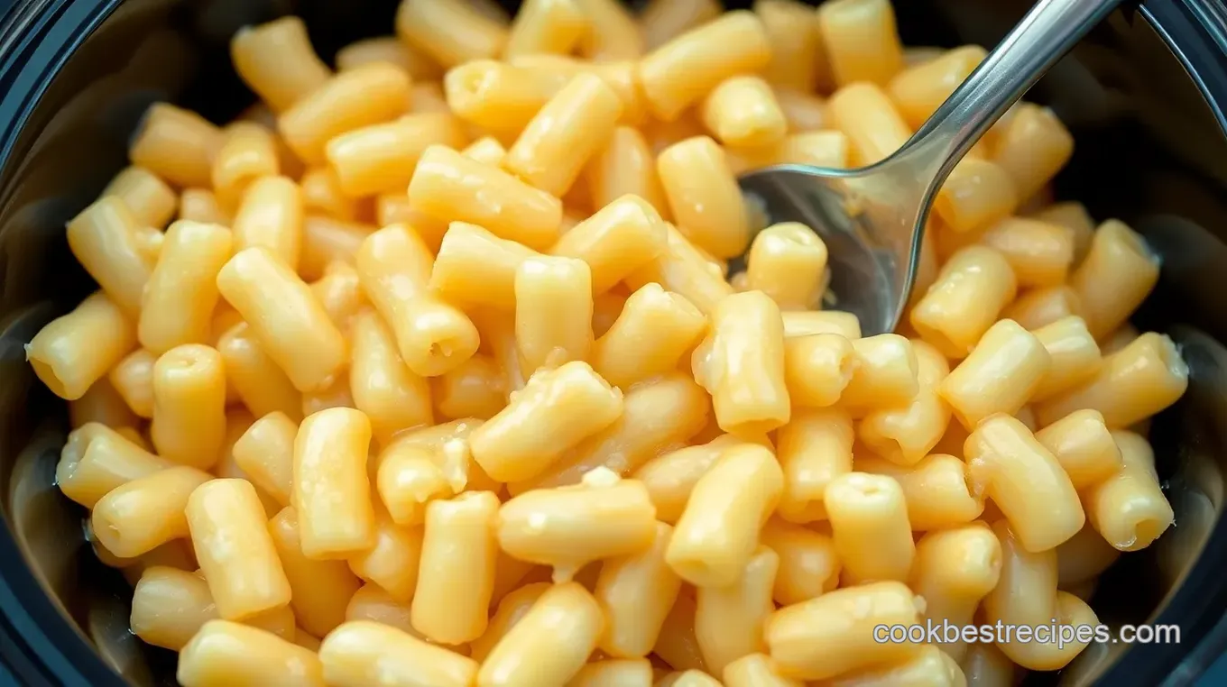 Slow Cooker Macaroni Comfort Food Delicacy