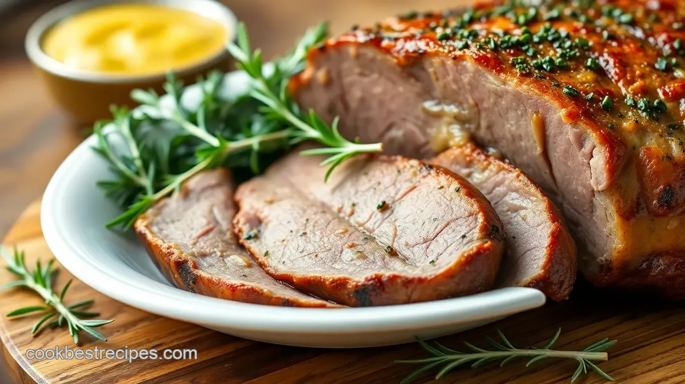 Herb-Crusted Slow-Roasted Shoulder Roast