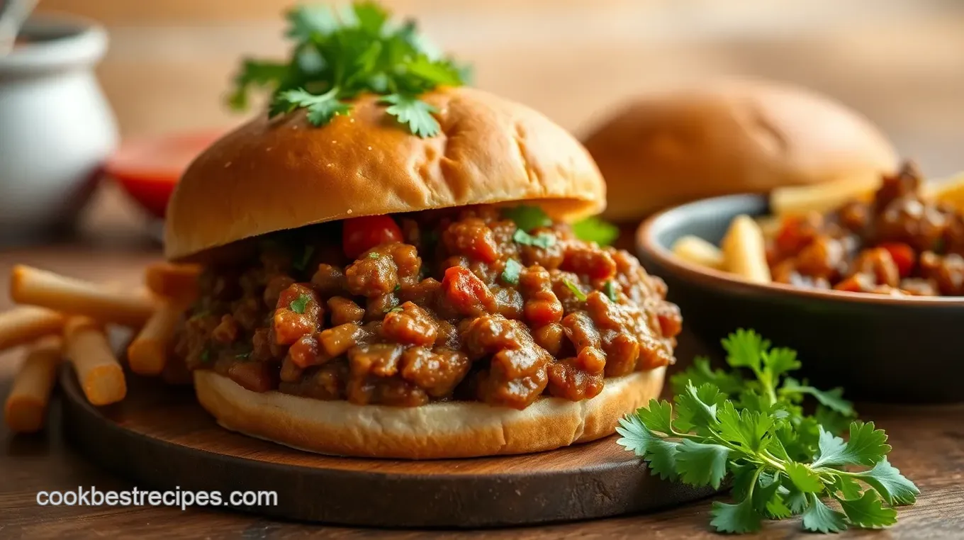 Ultimate Homemade Sloppy Joes Delight