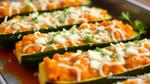 Bake Buffalo Chicken Zucchini Boats Quick