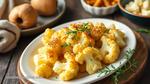 Bake Cauliflower with Garlic & Parmesan