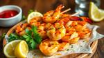 Cajun Garlic Butter Grilled Shrimp Skewers