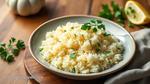 Sautéed Garlic Butter Rice with Fresh Parsley