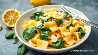 1.5 cups cooked bow tie pasta calories: Discover the Zesty Lemon Garlic Delight! recipe card