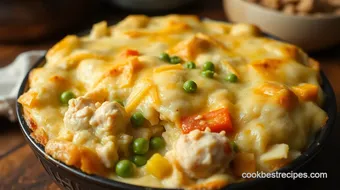 Bake Chicken Pot Pie Casserole - Comforting Dish