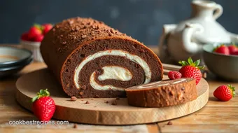 Bake Chocolate Swiss Roll: Creamy & Rich