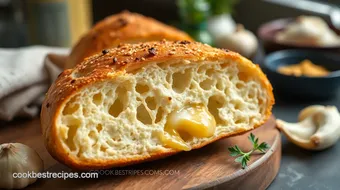 Bake Italian Bread with Cheesy Garlic Goodness