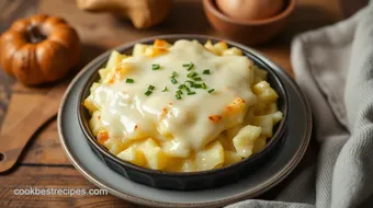 Baked Potato Casserole with Creamy Cheese