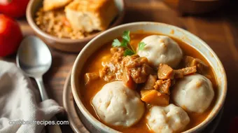 Stew Chicken Delicious Dumplings Comfort