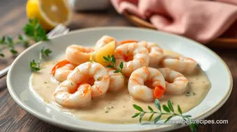 Sautéed Shrimp in Creamy Lemon Sauce