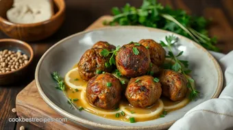 Fried Lamb Meatballs with Fresh Herbs