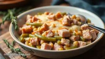 Bake Green Beans & Ham Casserole Delight