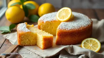 Bake Lemon Cake with Zesty Flavor Delight