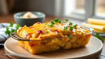 Bake Loaded Ranch Chicken Cheesy Casserole