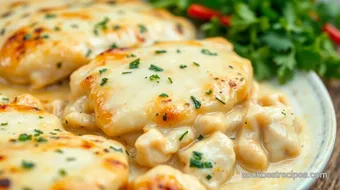 Quick Chicken Bake with Creamy Cheese